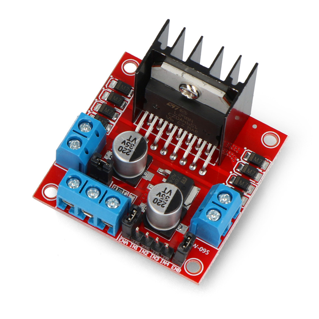 L298N - dwukanałowy sterownik silników - moduł 12V/2A